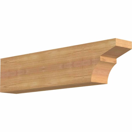 Ekena Millwork Monterey Smooth Rafter Tail, Western Red Cedar, 3 1/2"W x 6"H x 24"L RFT04X06X24MON00SWR